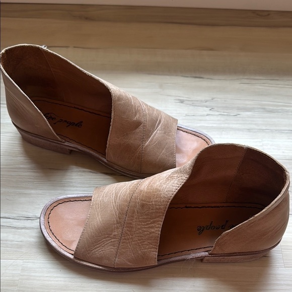 FREE PEOPLE Leather Mont Blanc Tan/Beige Wrap SANDALS/SHOE...
Sz 38 1/2 - Picture 8 of 15